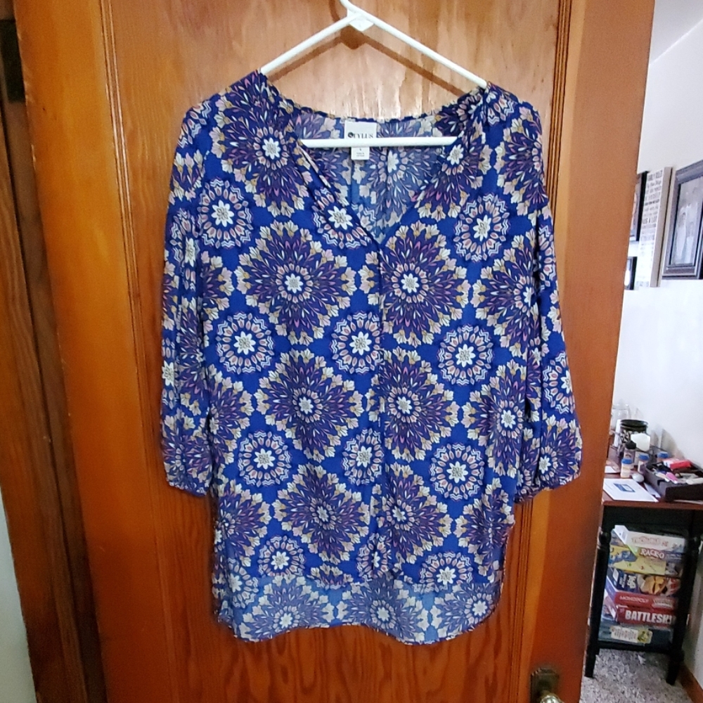 Stylus pullover blouse small